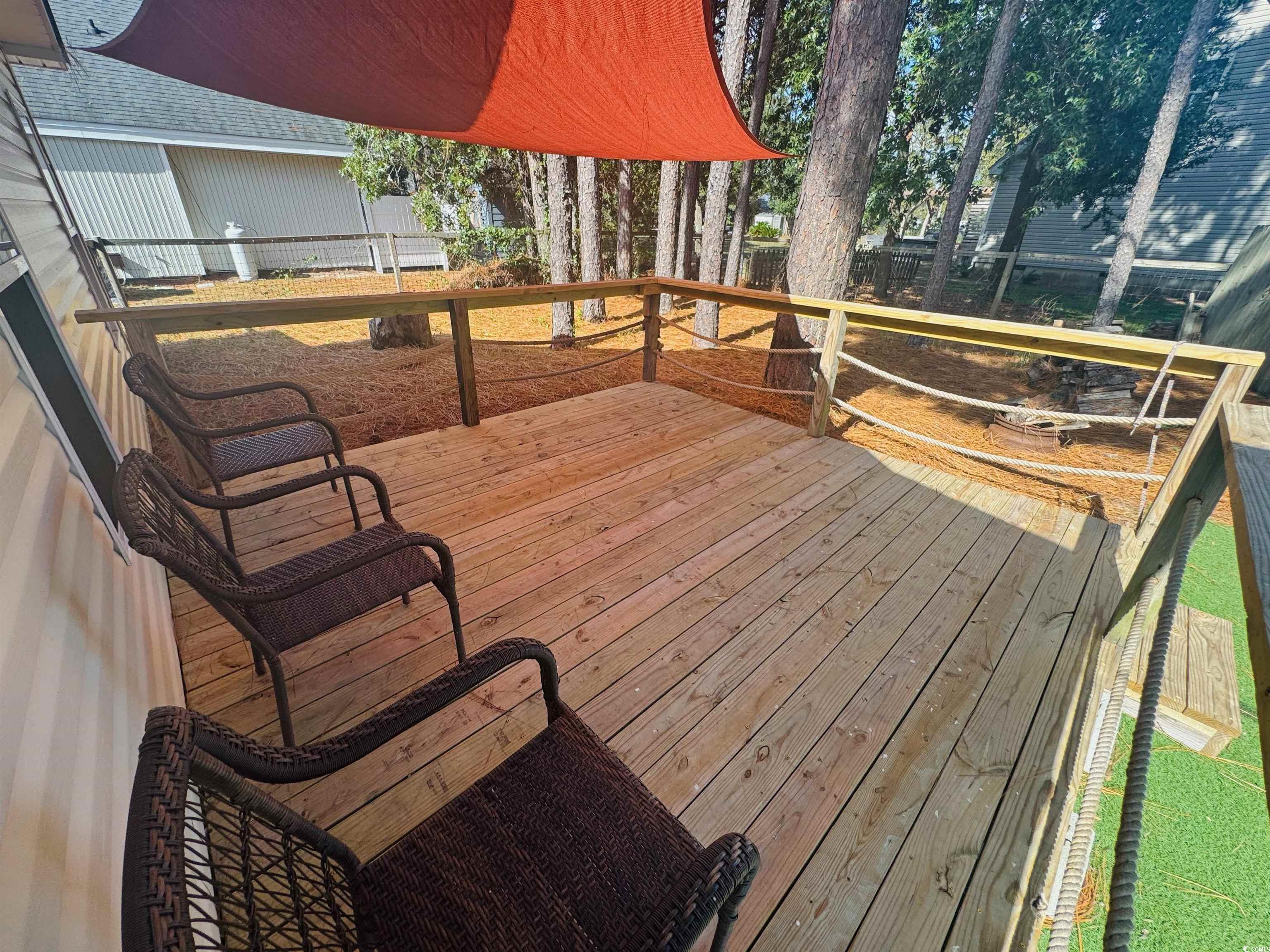 1960 Lake View Circle Surfside Beach, SC 29575 - Photo 38 of 40 View of deck