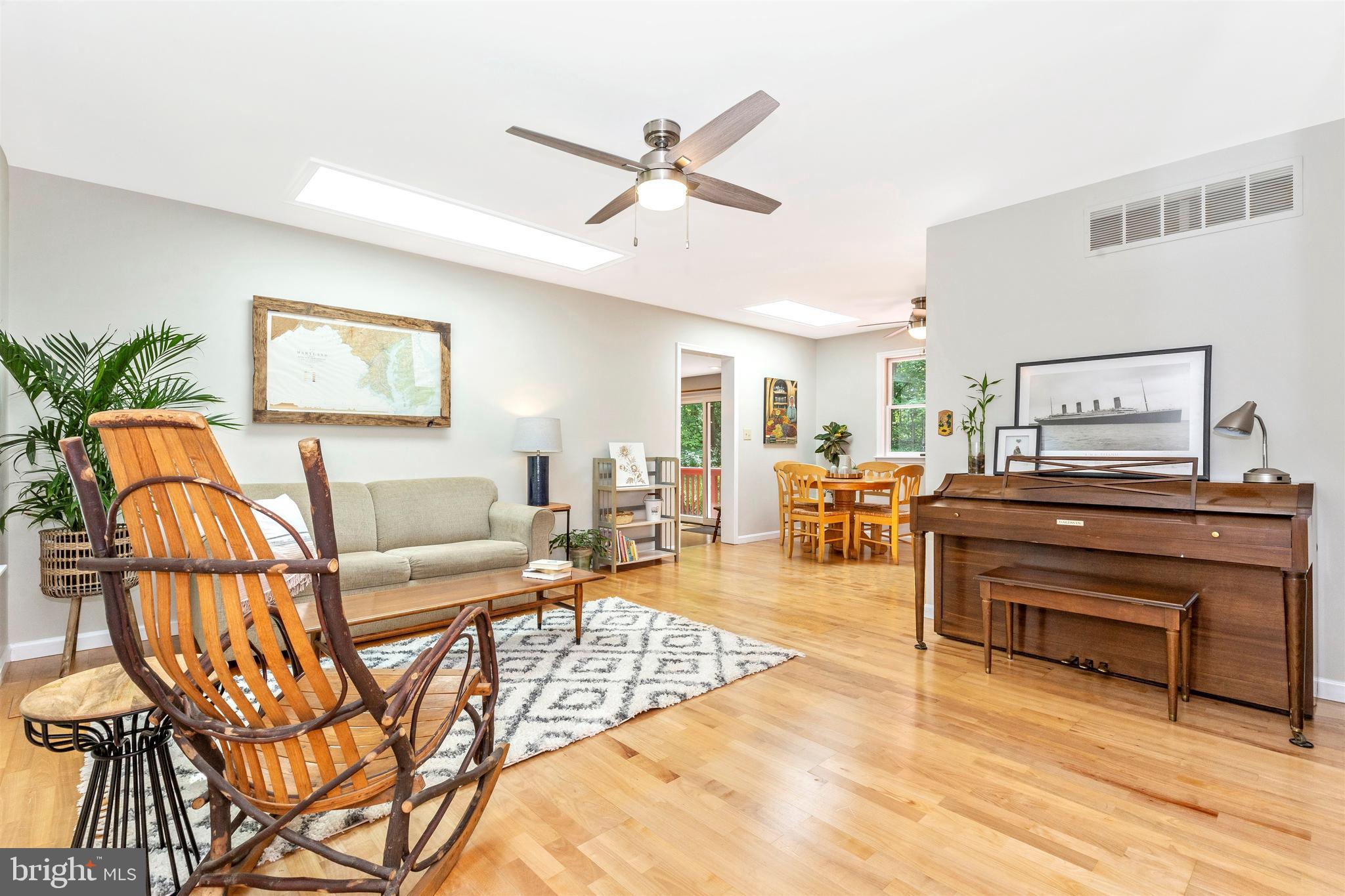 3223 Hoopers Delight Road New Windsor, MD 21776 - Photo 9 of 85 Living room with hardwoods, new skylights
