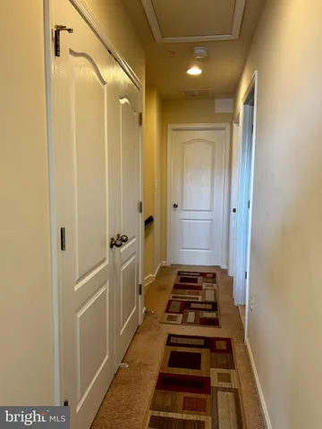 a bathroom with a mirror and a shower