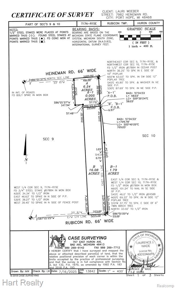 7982 Heinemann Road Port Hope, MI 48468 - Photo 6 of 36 survey.jpg