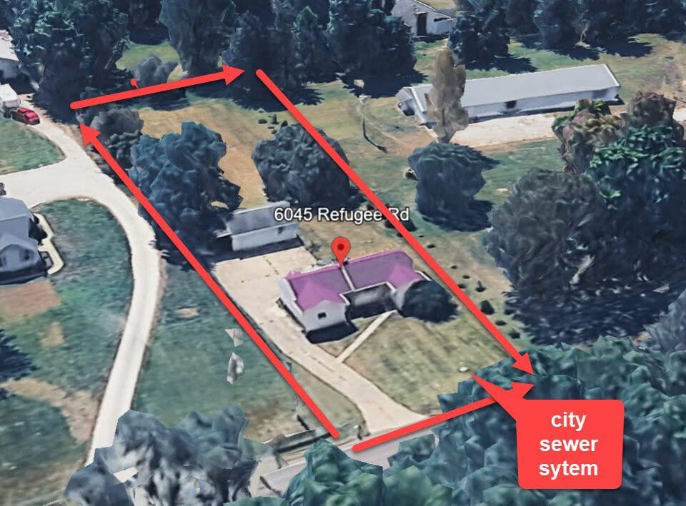 6045 Refugee Road Pickerington, OH 43147 - Photo 3 of 28 3 3D aerial view of the lot, served by c