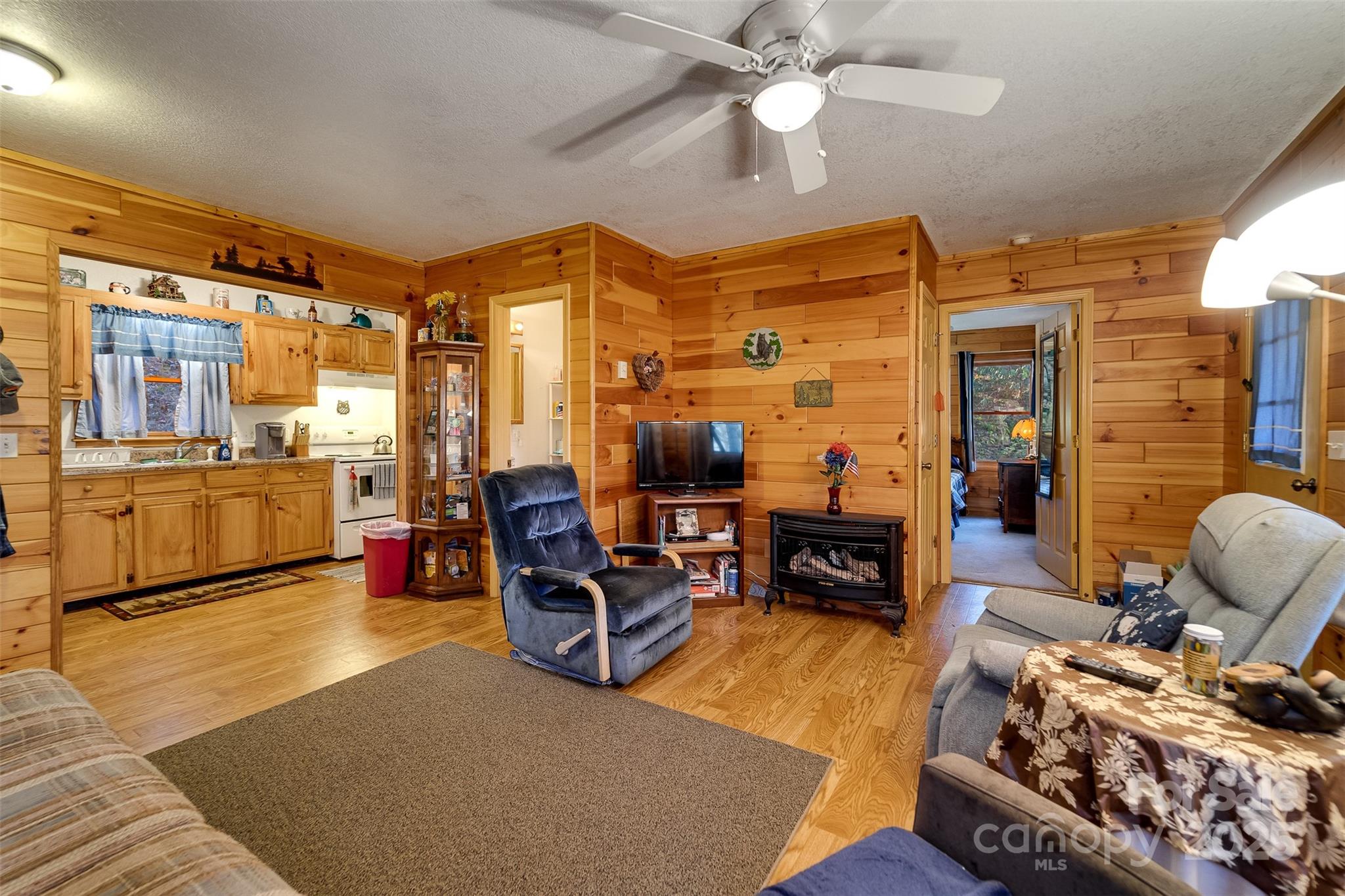 109 Hog Cove Road Sylva, NC 28779 - Photo 13 of 48 a living room with fireplace furniture and a fireplace