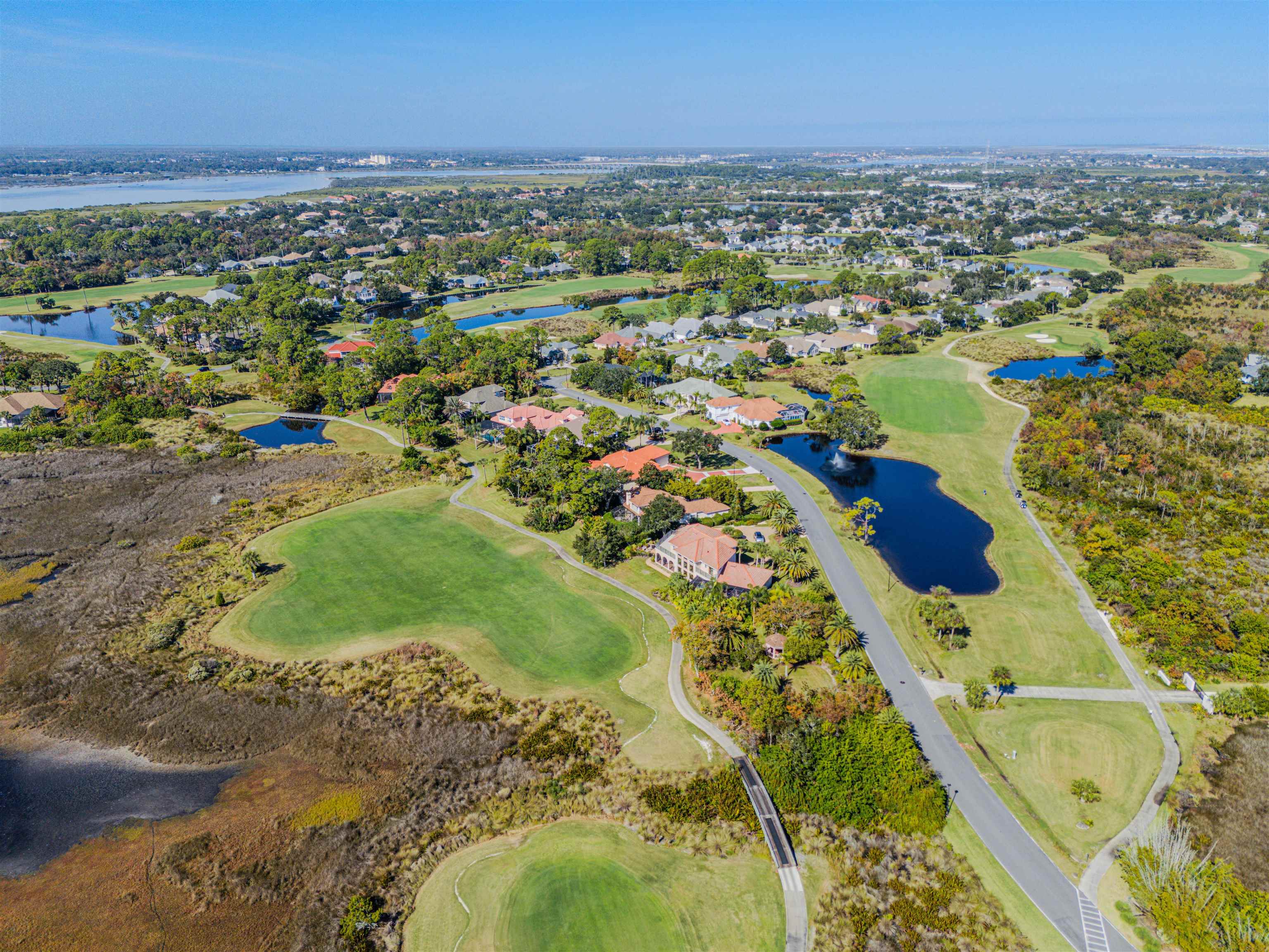 207 Marshside Drive St. Augustine, FL 32080 - Photo 74 of 87 an aerial view of residential houses with outdoor space