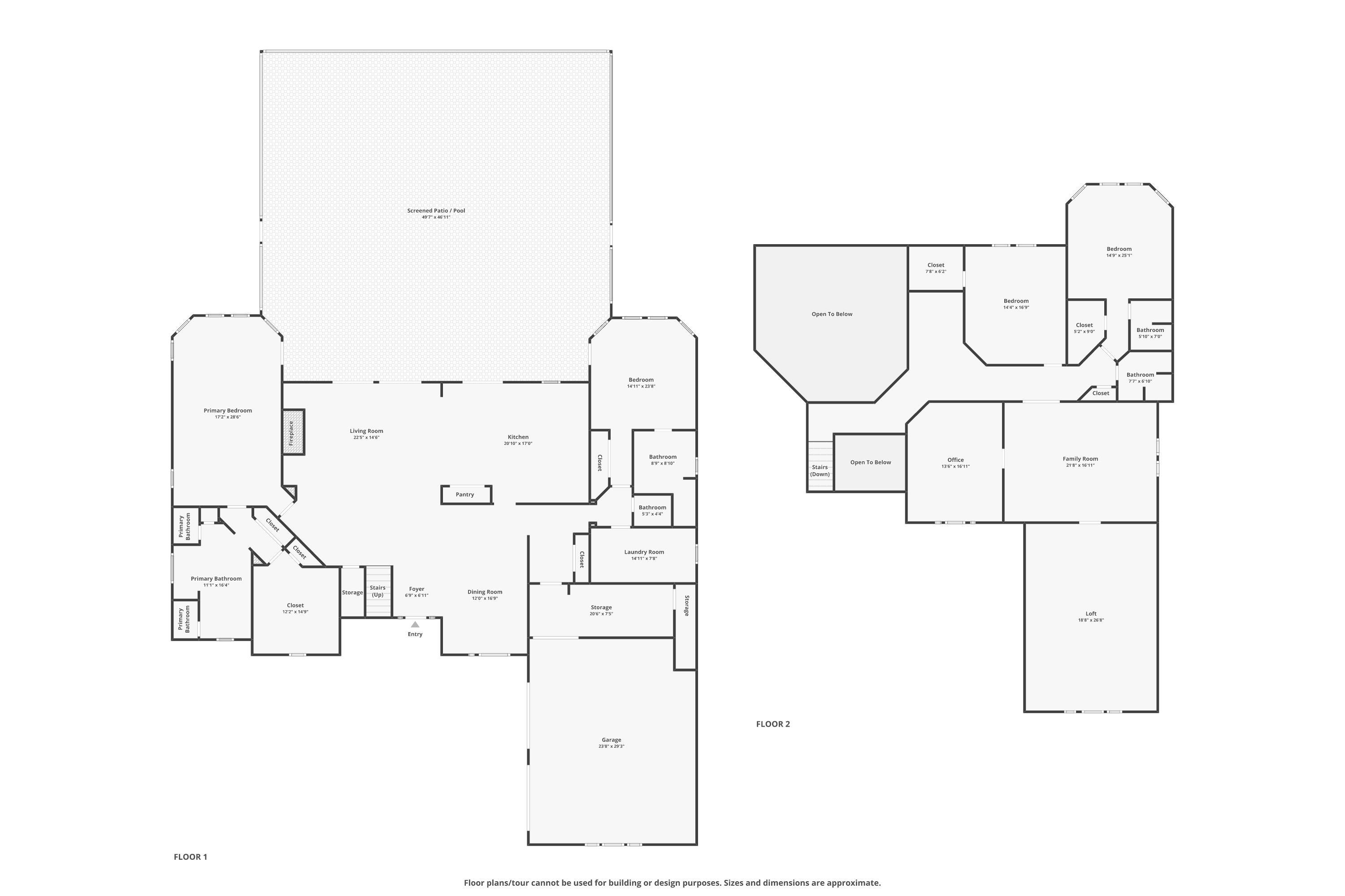 207 Marshside Drive St. Augustine, FL 32080 - Photo 85 of 87 View of room layout