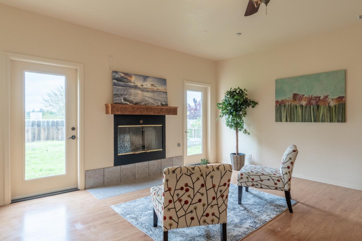 10233 Reese Circle Salinas, CA 93907 - Photo 14 of 49 a living room with furniture and a fireplace