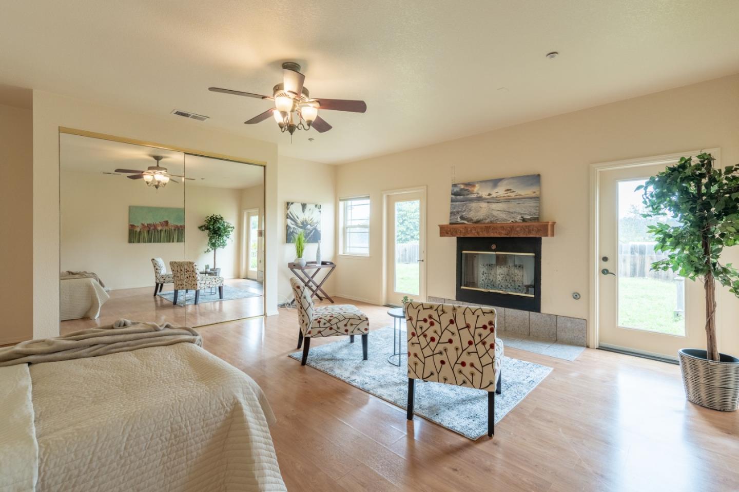 10233 Reese Circle Salinas, CA 93907 - Photo 15 of 49 a living room with furniture and a fireplace