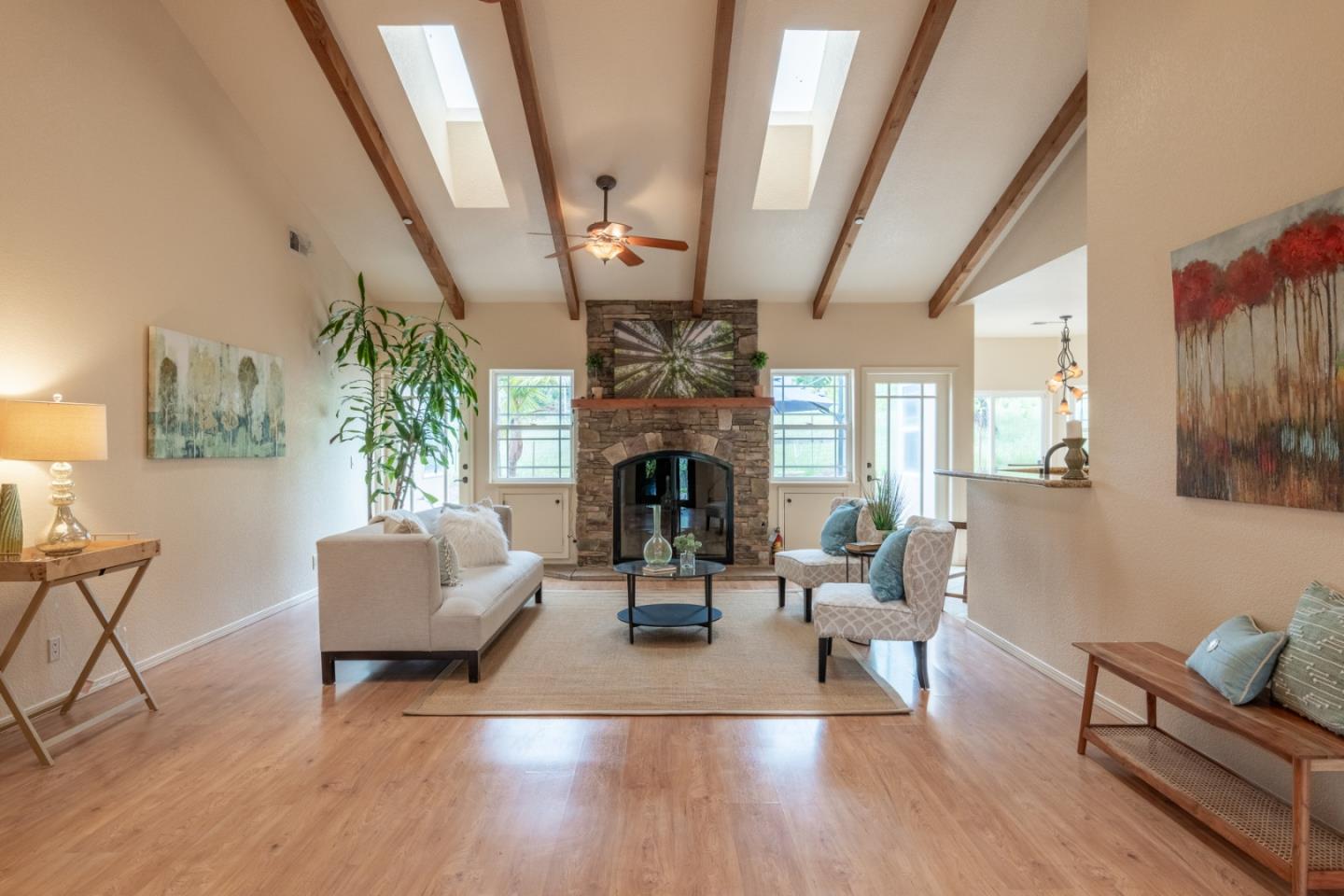 10233 Reese Circle Salinas, CA 93907 - Photo 2 of 49 a living room with furniture and a fireplace