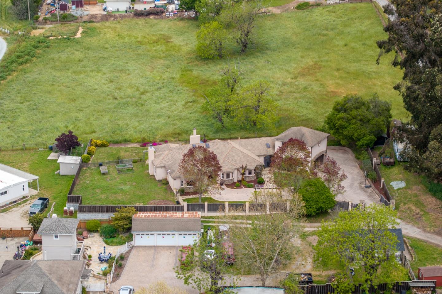 10233 Reese Circle Salinas, CA 93907 - Photo 43 of 49 an aerial view of residential houses with outdoor space