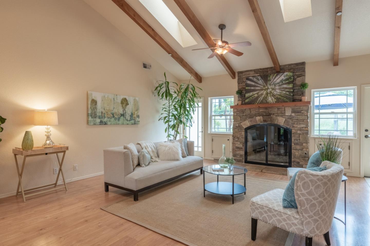 10233 Reese Circle Salinas, CA 93907 - Photo 7 of 49 a living room with furniture and a fireplace