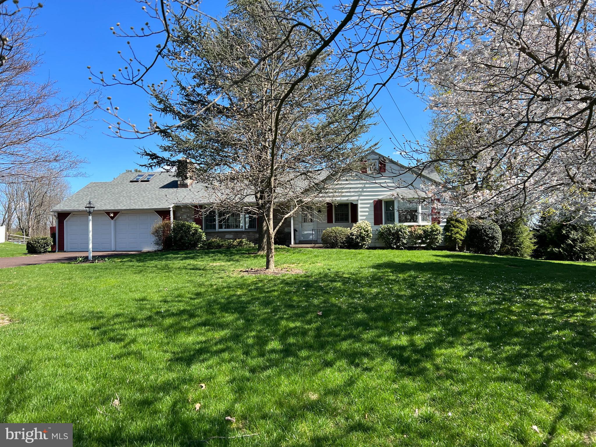 531 Upper Stump Road Chalfont, PA 18914 - Photo 1 of 16 Lovely 3 BR, 2 BA Stone Front Rancher, 1.4 acres.