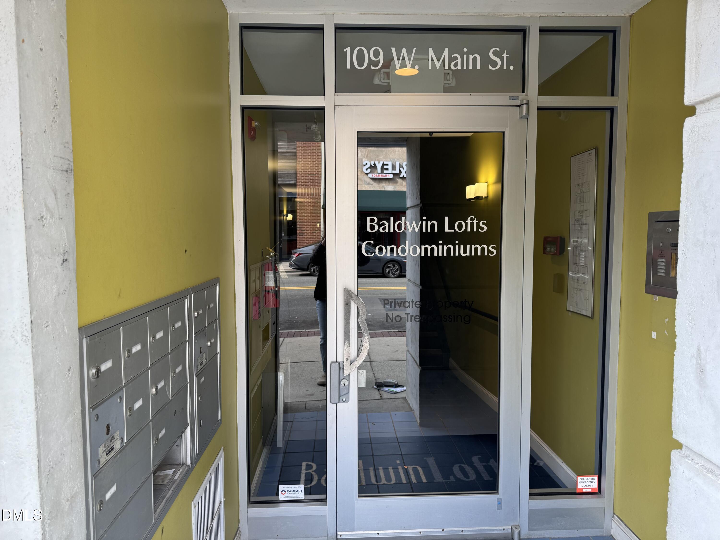 109 West Main Street, Unit 402 Durham, NC 27701 - Photo 2 of 19 a view of a entryway door front of house