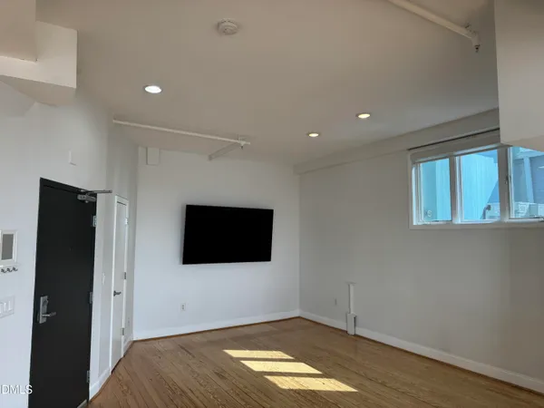 a view of livingroom with hallway