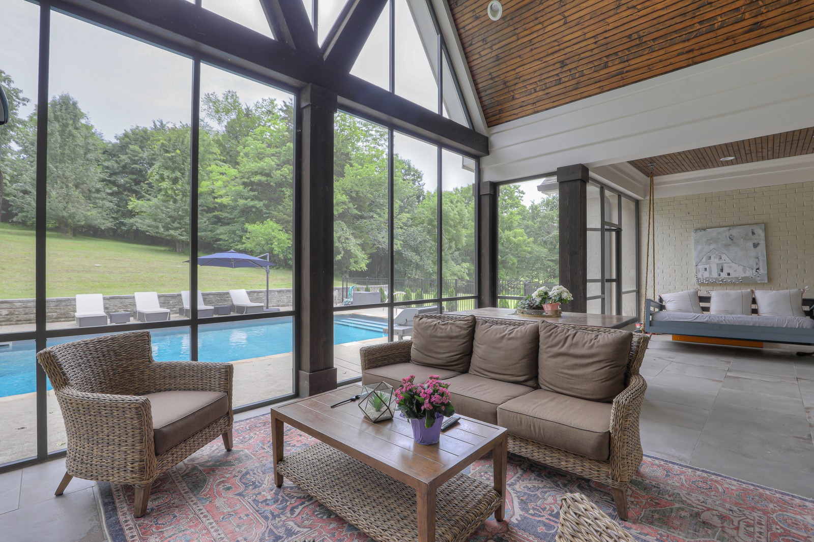 4554 Peytonsville Road Franklin, TN 37064 - Photo 26 of 29 a living room with furniture and a large window