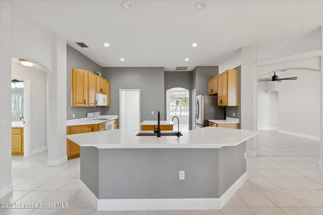 a view of under an umbrella