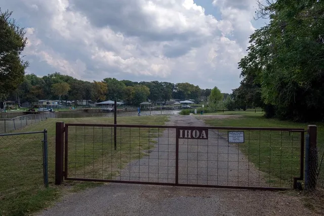 a view of lake with outdoor space