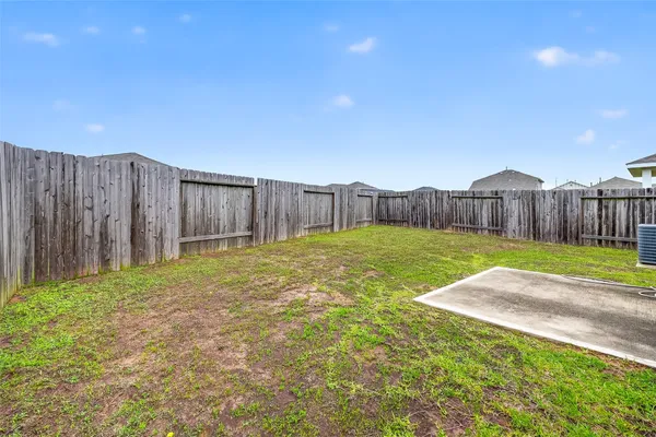 a view of a backyard with a garden