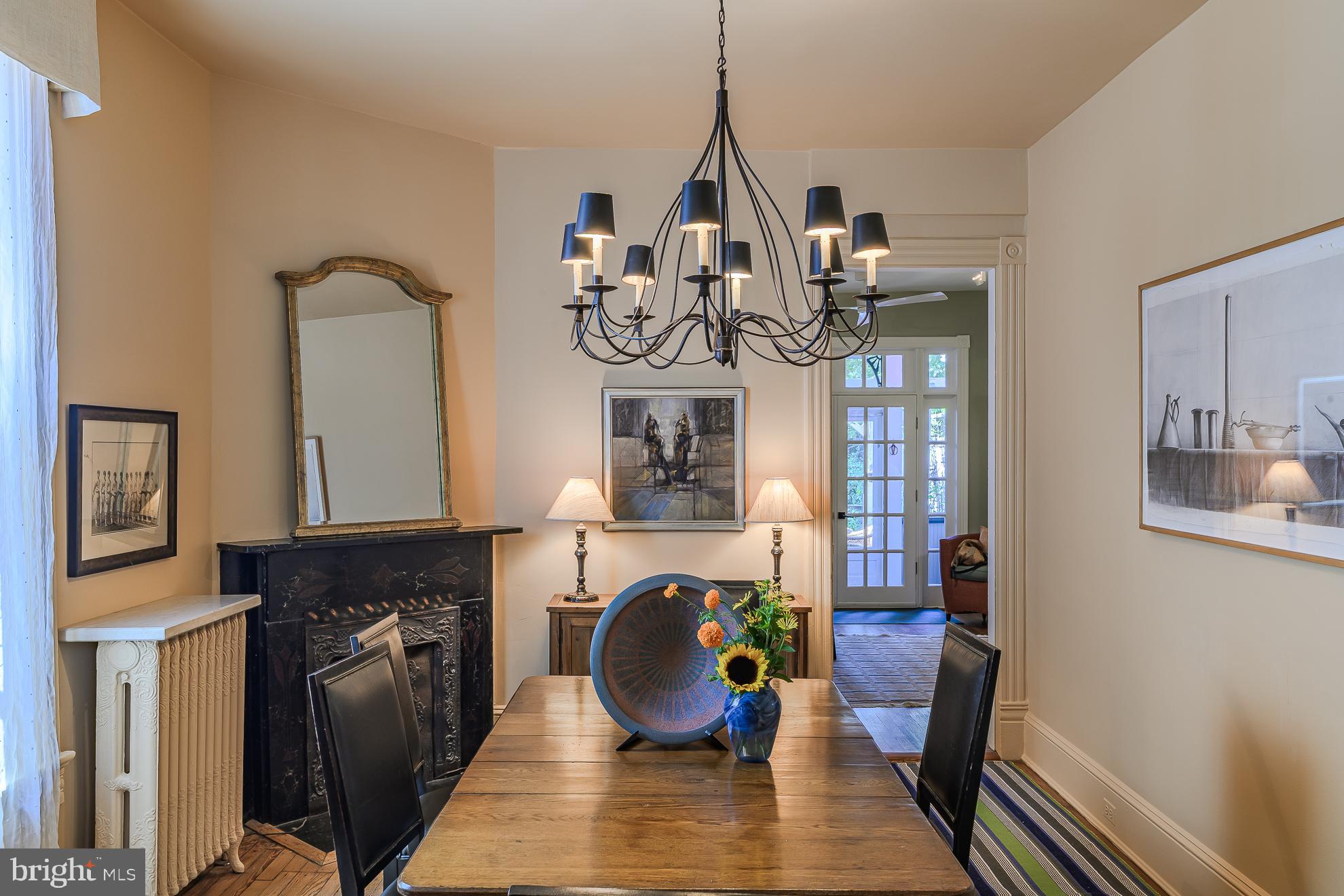 424 4th Street Northeast Washington, DC 20002 - Photo 8 of 44 Dining room with decorative fireplace