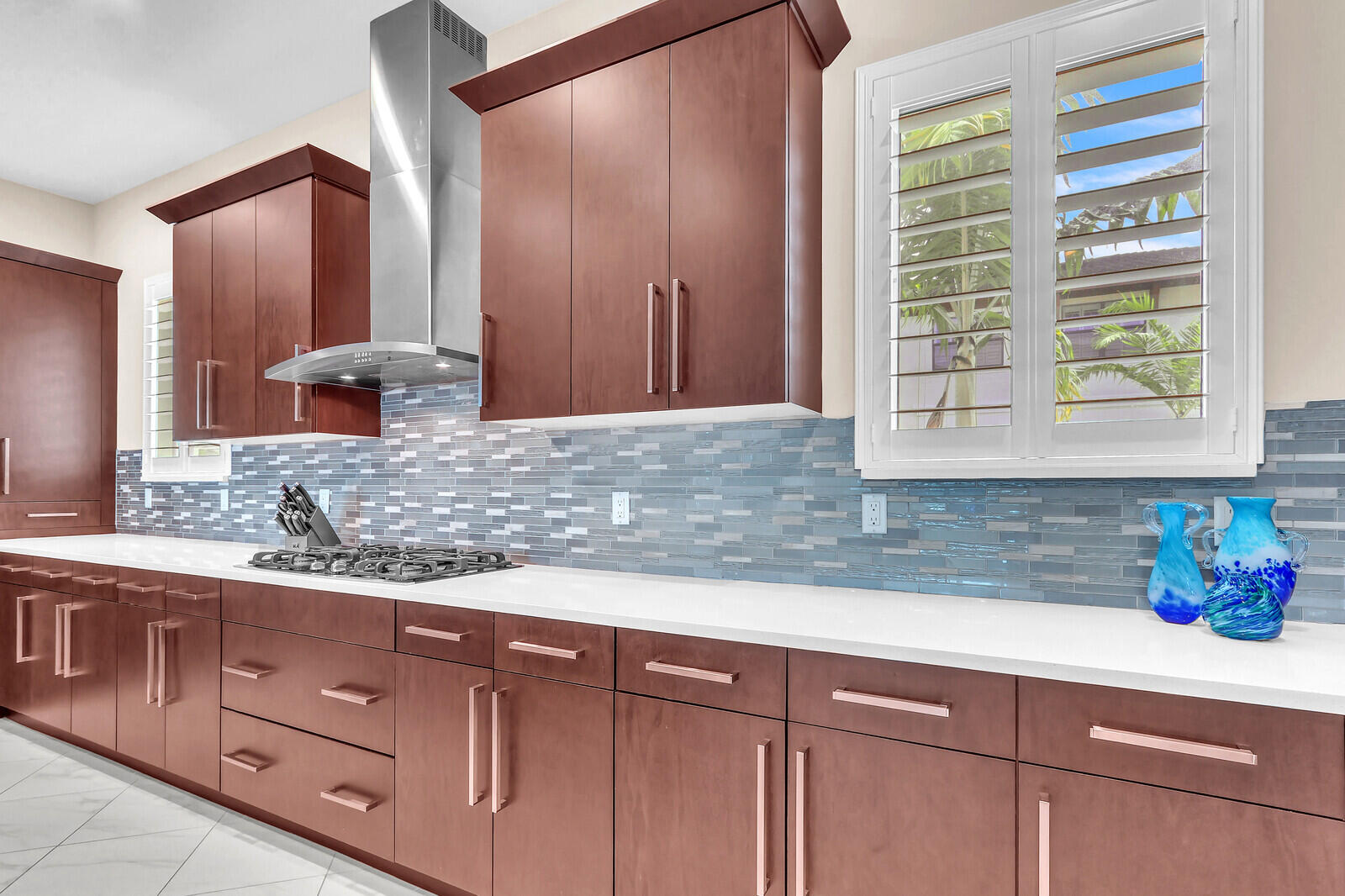 13332 Alton Road Palm Beach Gardens, FL 33418 - Photo 24 of 53 a bathroom with a granite countertop sink and a mirror