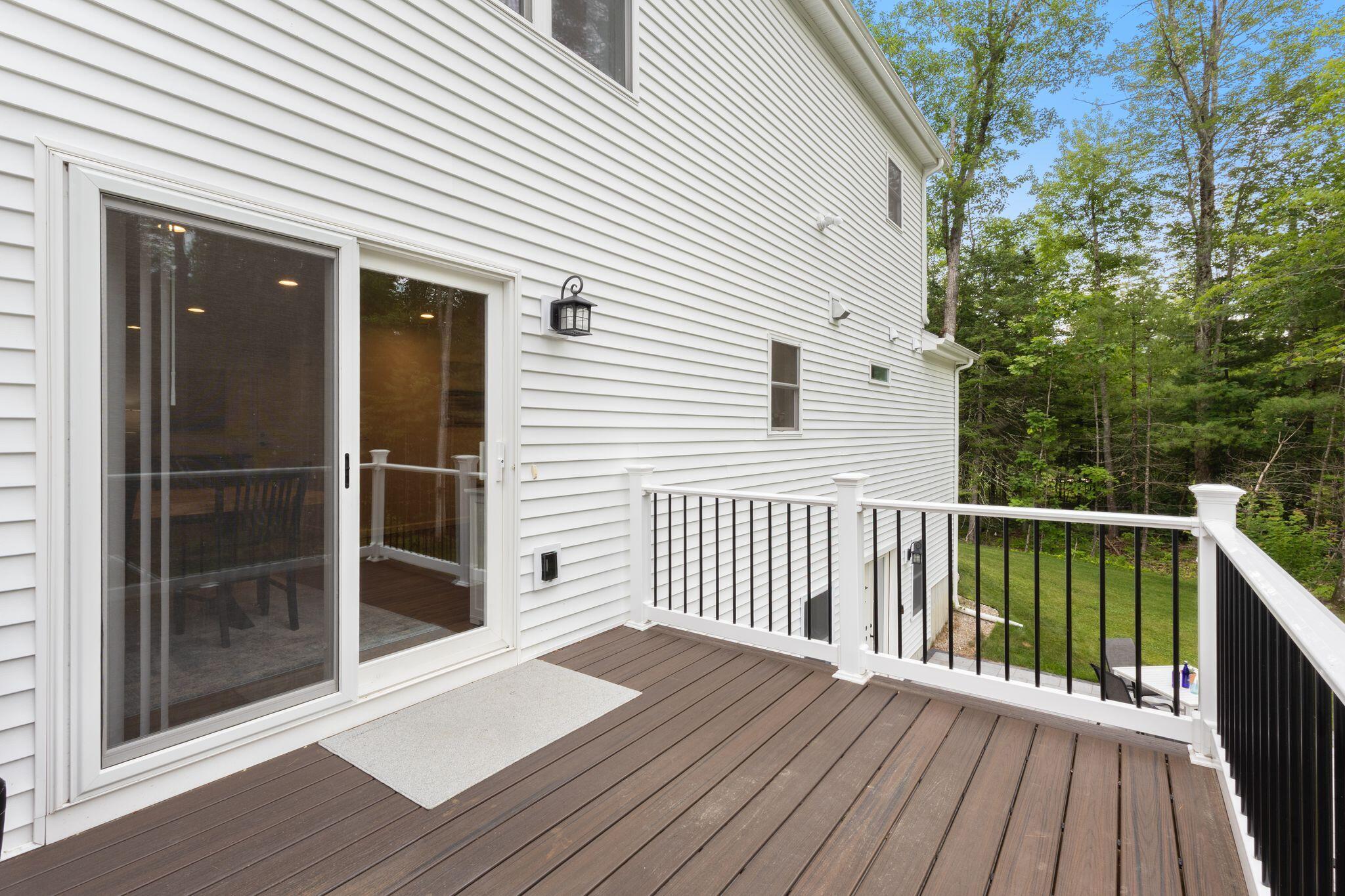 157 Brimstone Road Arundel, ME 04046 - Photo 21 of 85 Rear Deck (Off Dining Area)