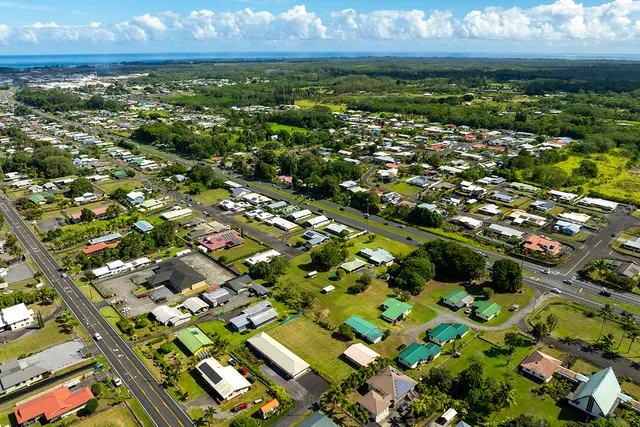 a view of city with ocean