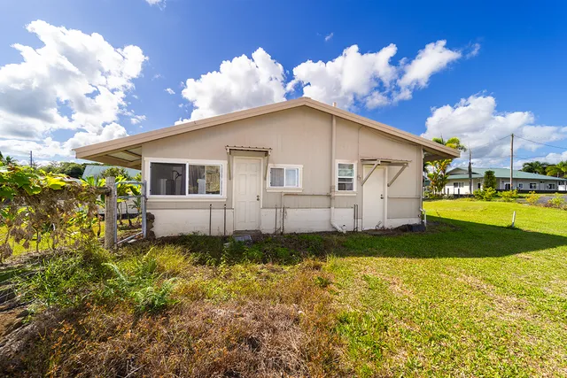 an aerial view of residential building with outdoor space