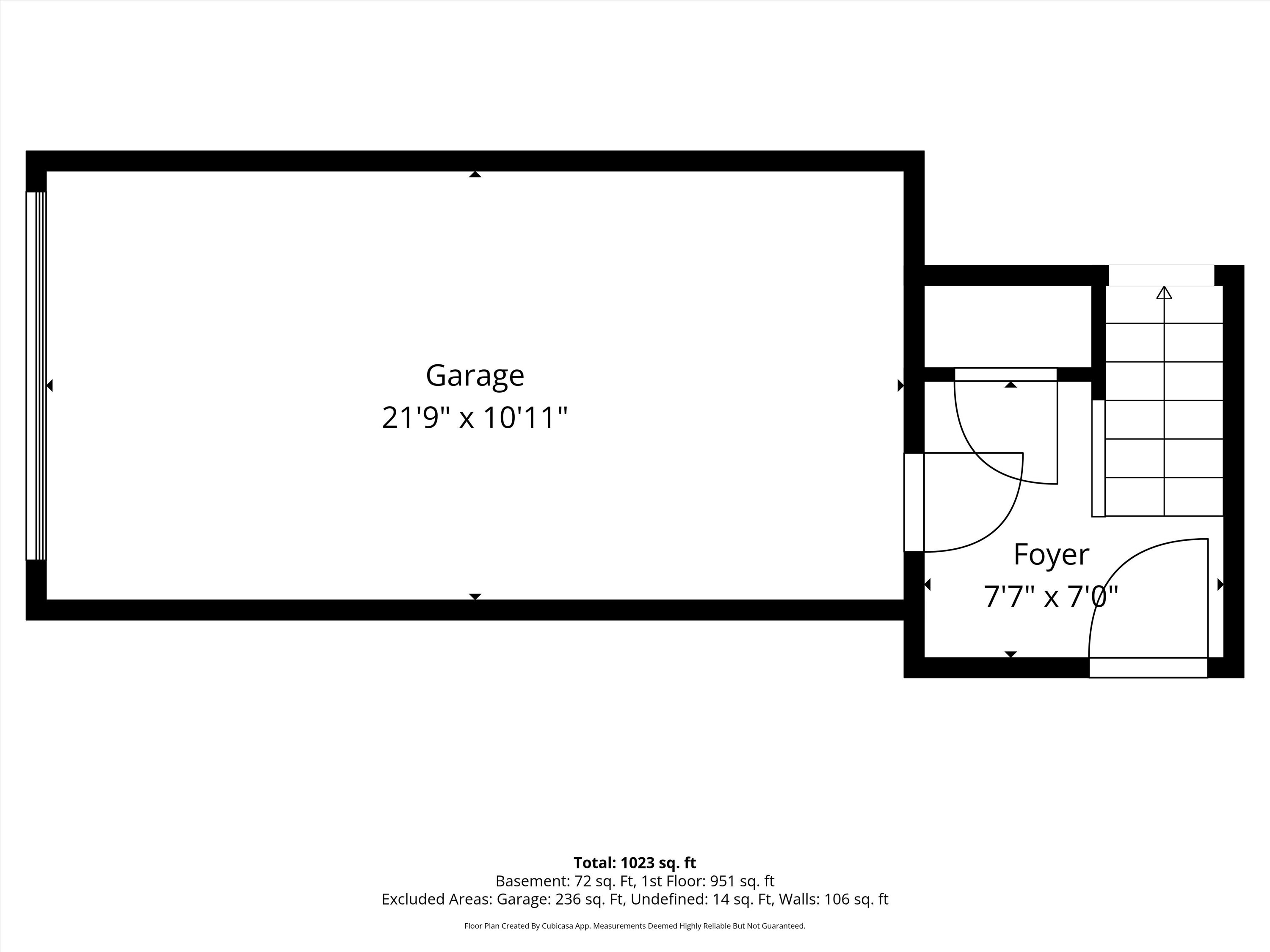 7972 North 107th Street Milwaukee, WI 53224 - Photo 40 of 43 garage and entry floorplan