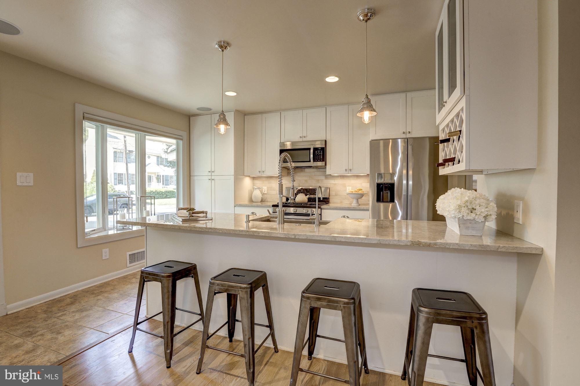 822 Bowie Road Rockville, MD 20852 - Photo 2 of 40 Fabulous renovated kitchen with seating for 4!