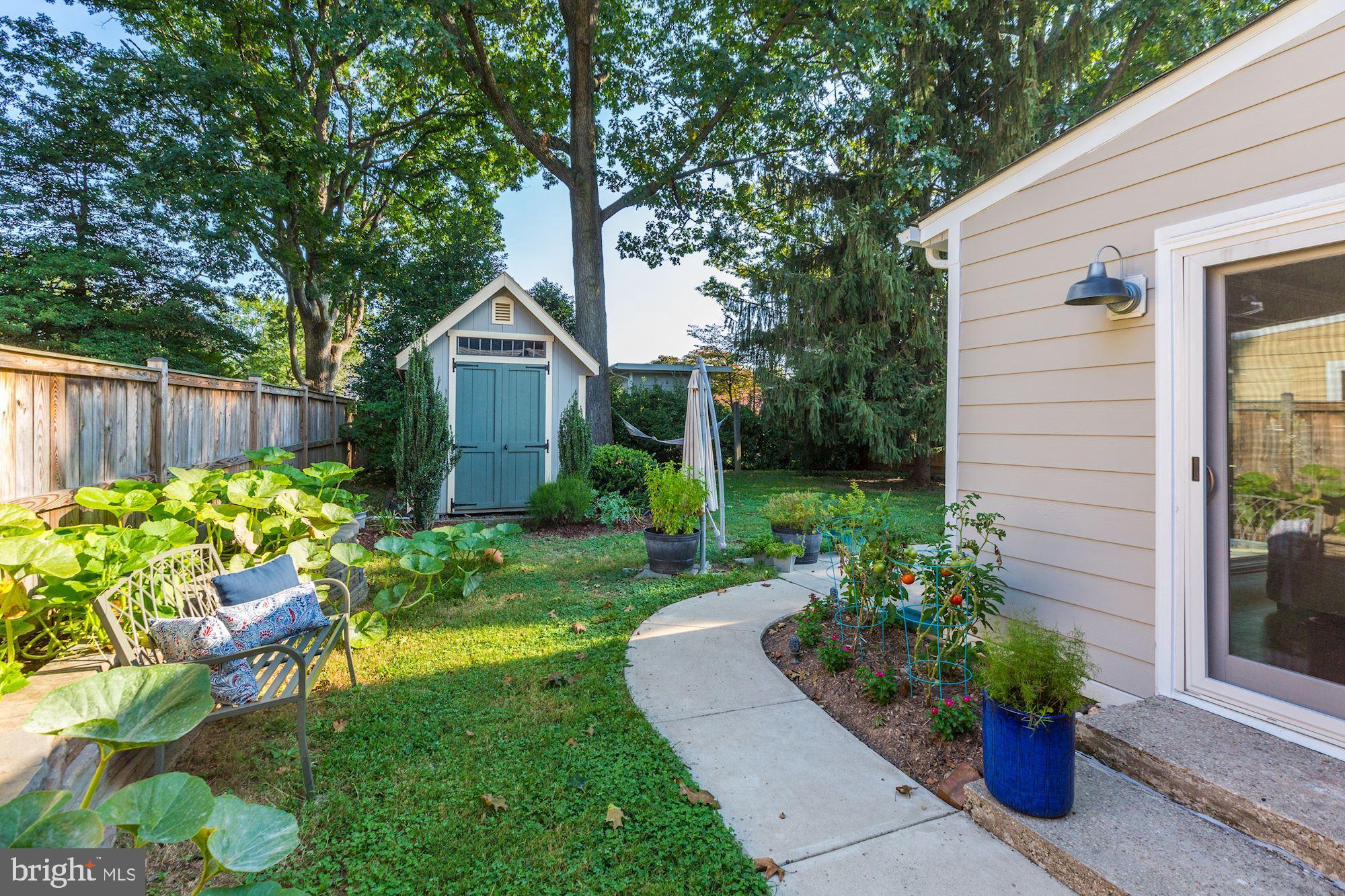 822 Bowie Road Rockville, MD 20852 - Photo 32 of 40 Backyard garden with pumpkins!