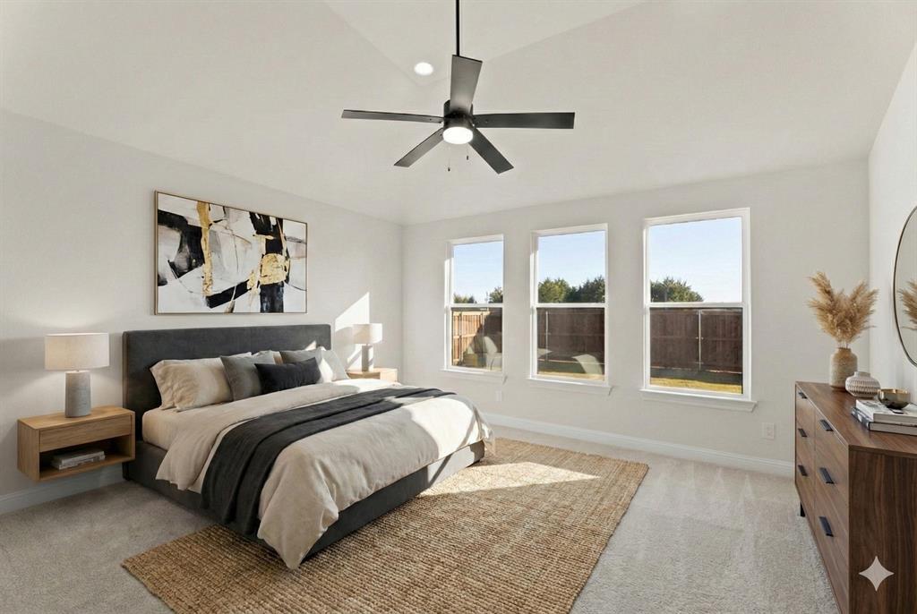 4802 Timberdrift Street Midlothian, TX 76065 - Photo 26 of 34 a bedroom with a large bed and a window