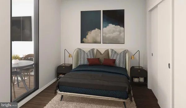 wooden floor and windows in a room