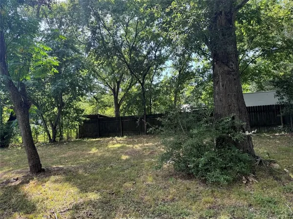 a view of a trees with a park