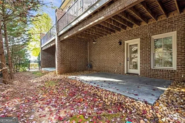a aerial view of a house