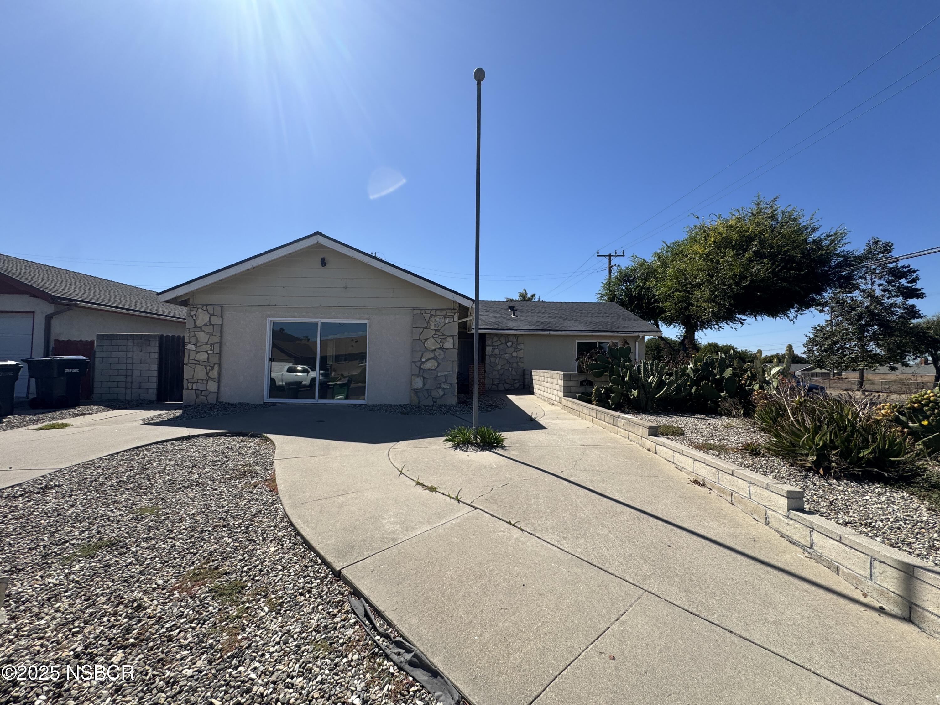 a house with a outdoor space