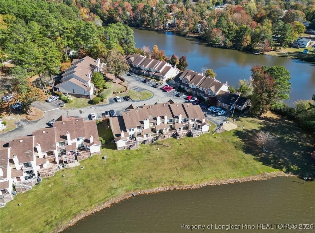492 Lands End Road Fayetteville, NC 28314 - Photo 6 of 39 an aerial view of a house with a lake view