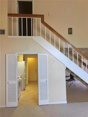 a view of front door of house