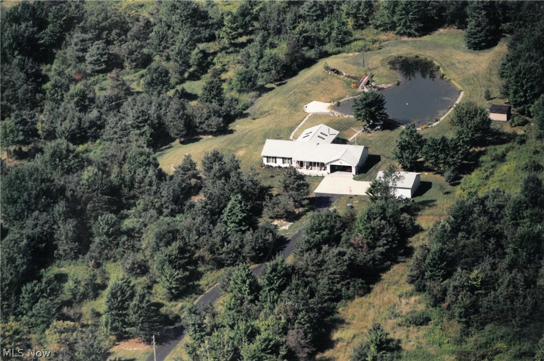 5207 Highway 46 Rome, OH 44085 - Photo 1 of 26 Aerial of this fabulous 5+ Acre property.