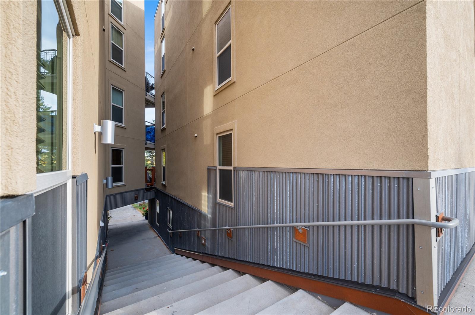 7222 Ryan Gulch Road, Unit 202 Silverthorne, CO 80498 - Photo 27 of 36 a view of balcony with staircase