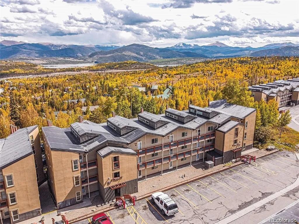 7222 Ryan Gulch Road, Unit 202 Silverthorne, CO 80498 - Photo 32 of 36 a view of a city with an ocean view