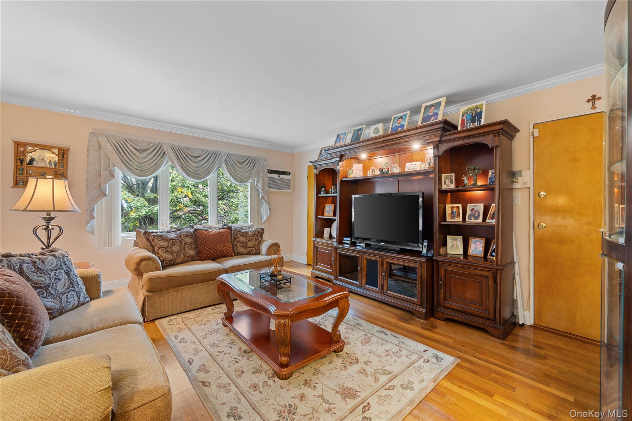 301 Bay 19th Street, Unit B Brooklyn, NY 11214 - Photo 4 of 13 a living room with furniture and a flat screen tv