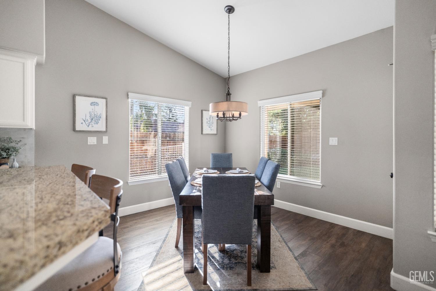 Undisclosed Address Bakersfield, CA 93308 - Photo 19 of 37 a view of a dining room with furniture window and outside view