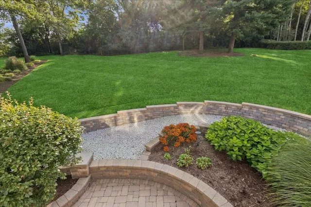 a view of a back yard