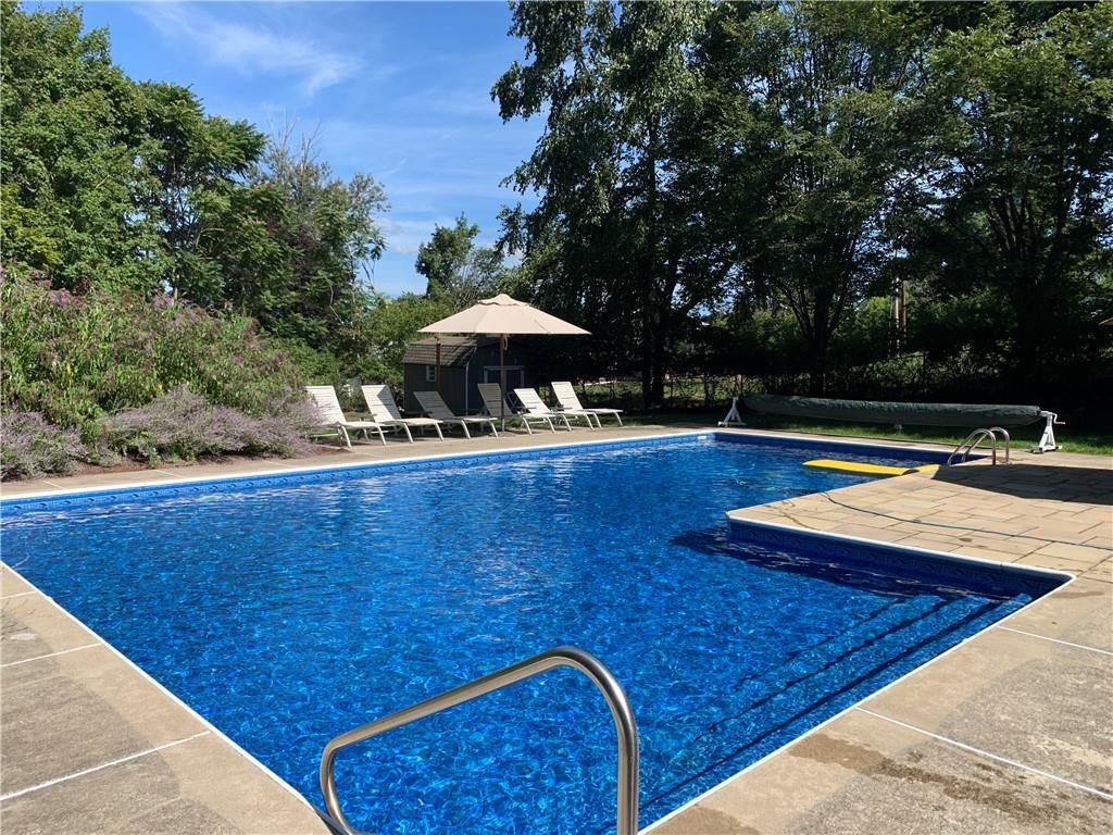 3 Ironworks Road Monroe, NY 10950 - Photo 1 of 1 Private oasis surrounded by lush greenery is a real treat in Summer. Liner is 3 years young, gas heated, salt chlorine generator.