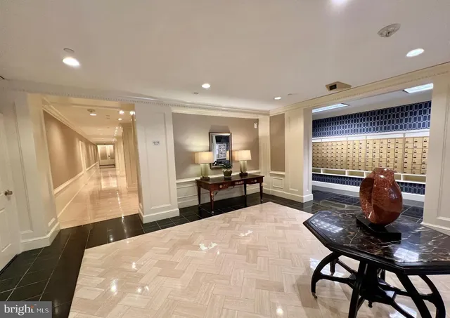 a view of a city with tall buildings