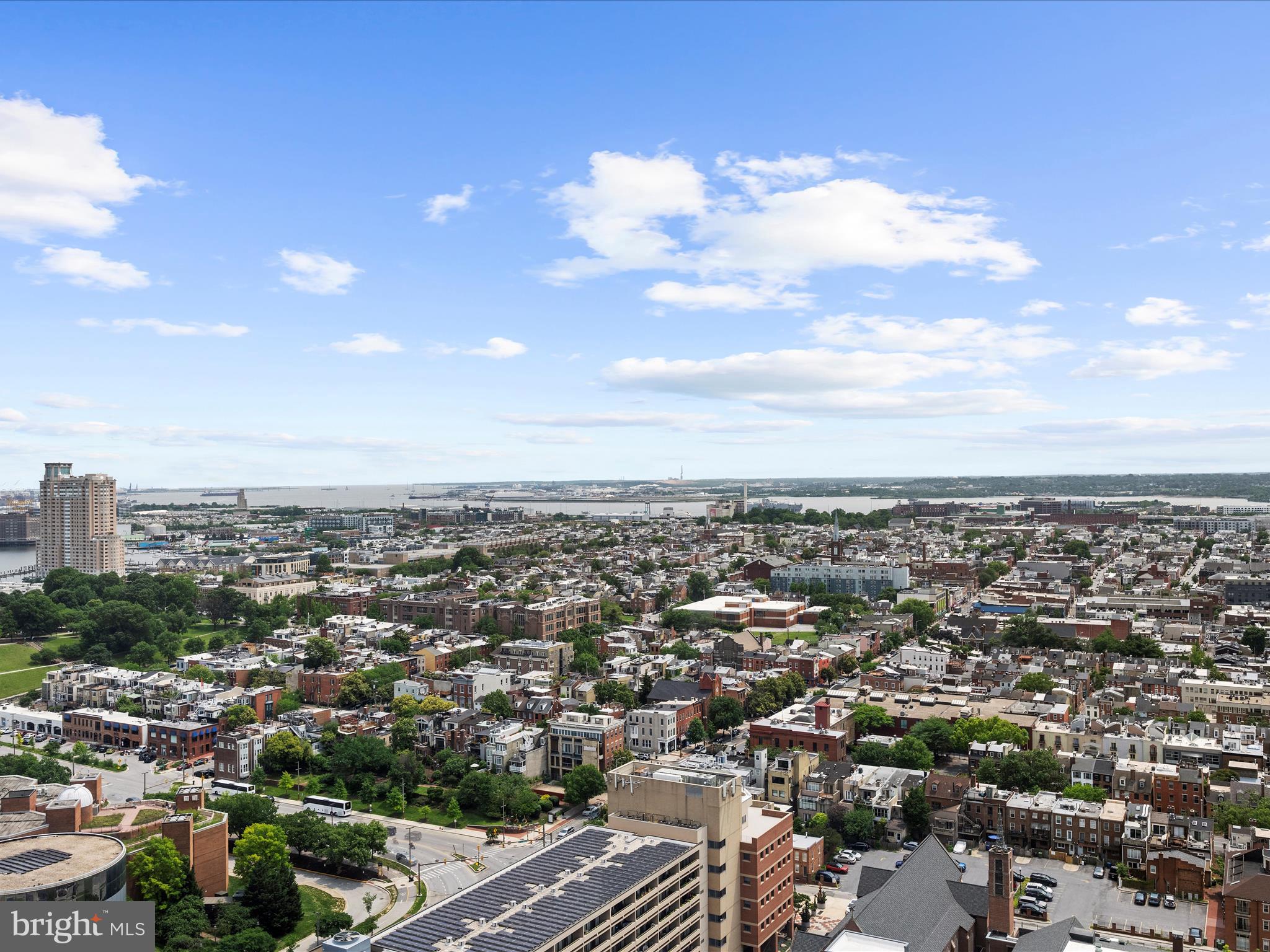 10 East Lee Street, Unit 2405 Baltimore, MD 21202 - Photo 46 of 50 an aerial view of a city