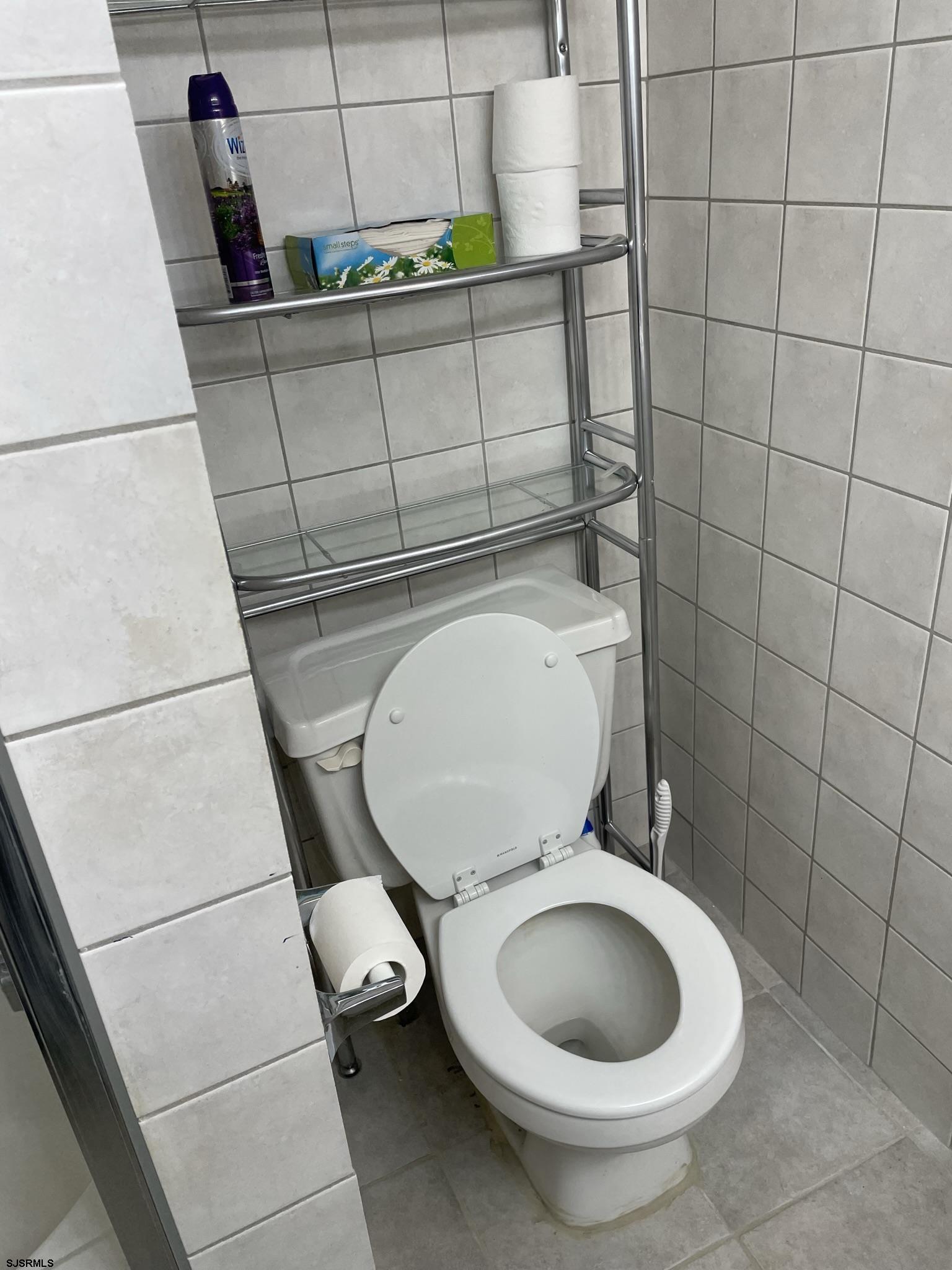 a bathroom with a toilet and a sink