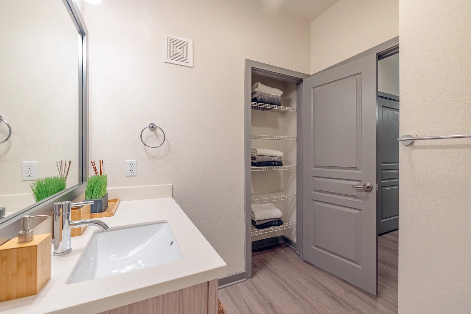 8515 Interstate 35, Unit 9106 Austin, TX 78744 - Photo 6 of 24 a bathroom with a sink a toilet and shower