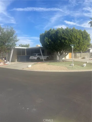 a view of an outdoor space and swimming pool