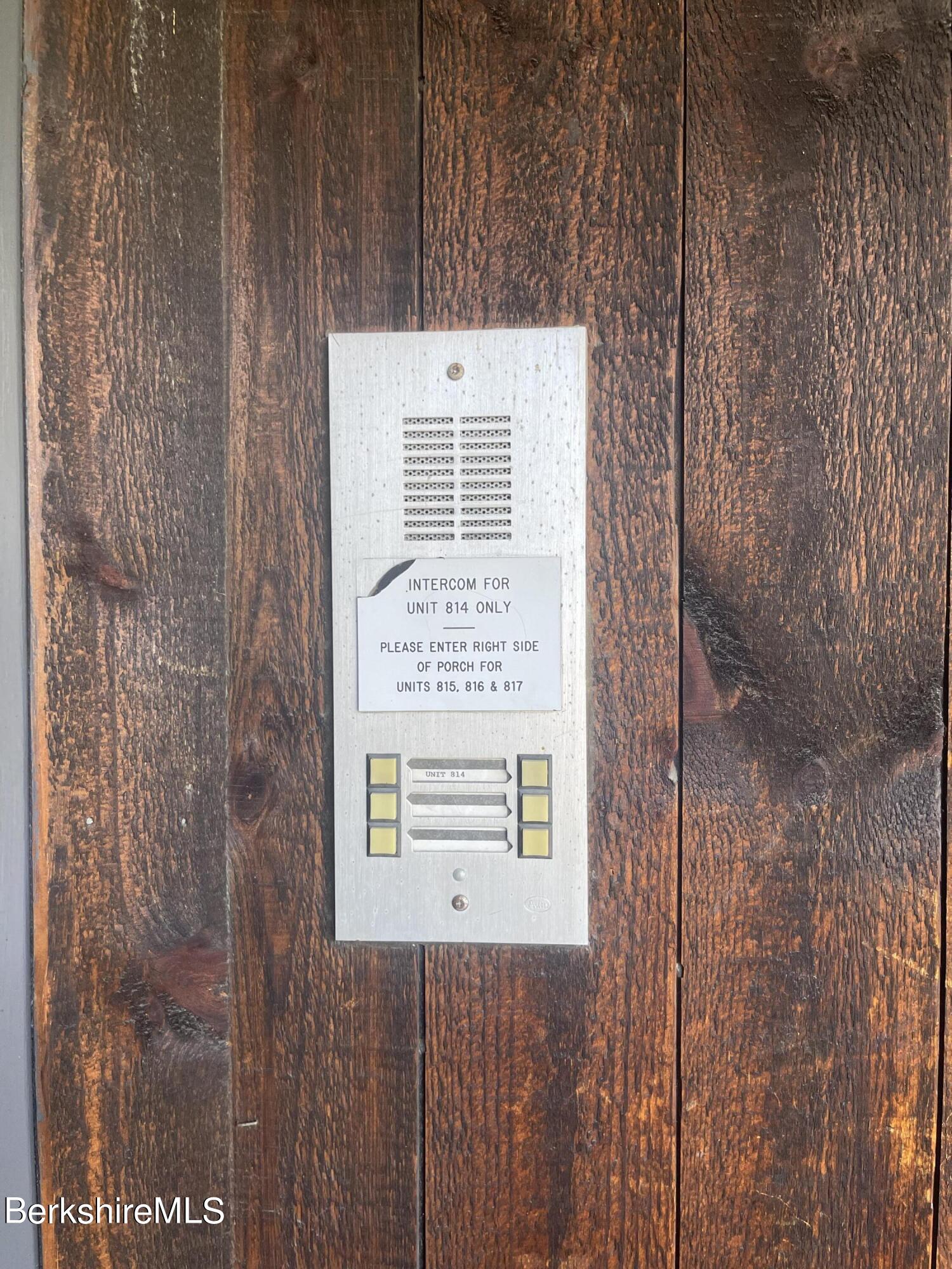 37 Corey Road, Unit 814 Hancock, MA 01237 - Photo 5 of 24 Intercom System