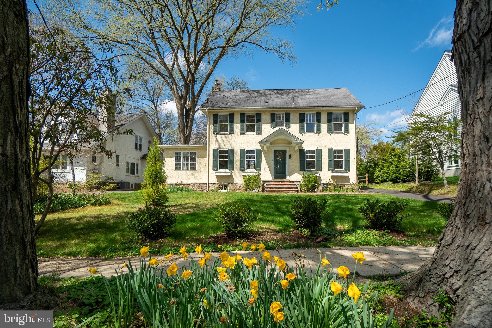 684 North Chester Road Swarthmore, PA 19081 - Photo 1 of 21 a front view of a house with a yard