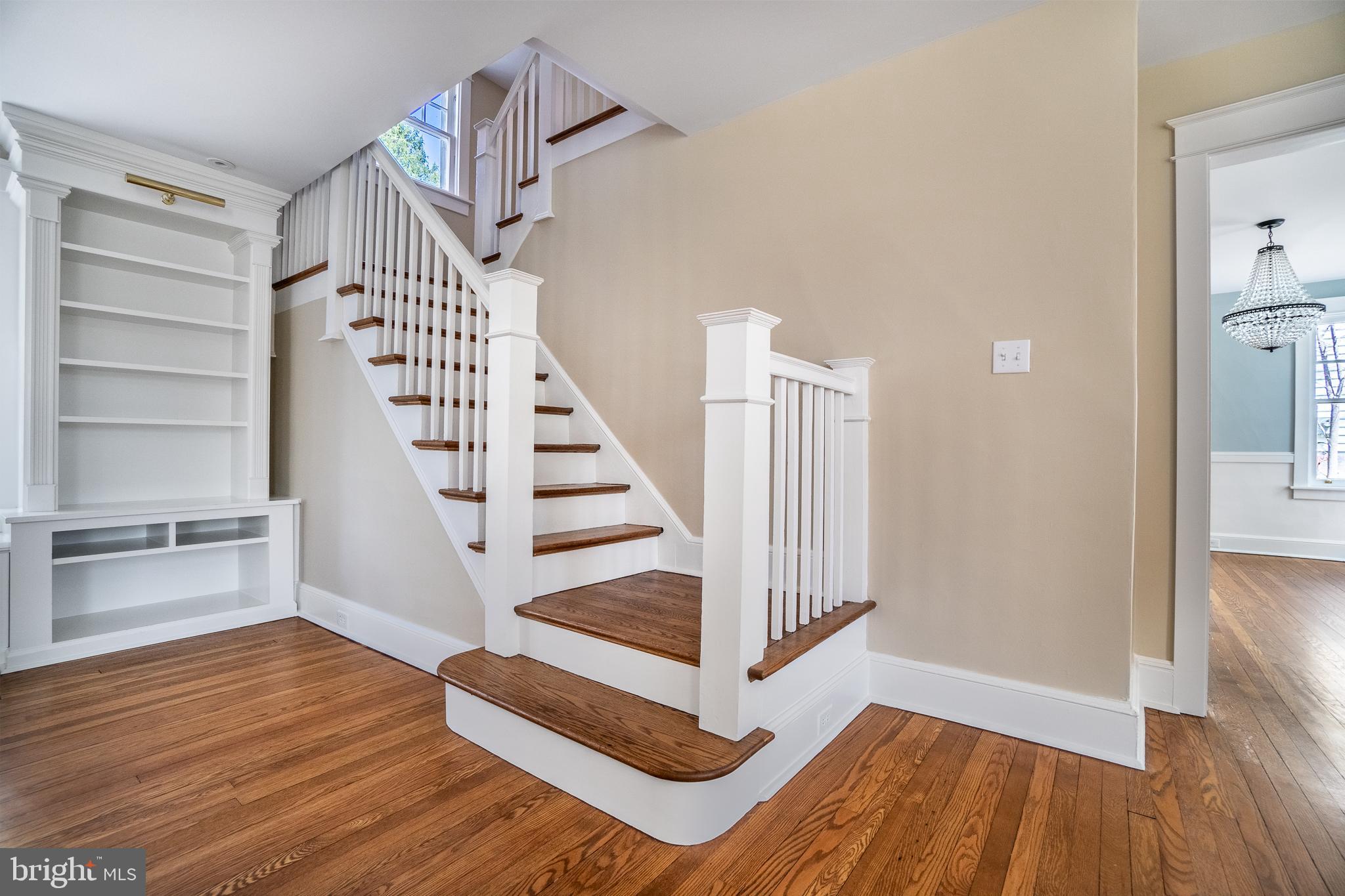 684 North Chester Road Swarthmore, PA 19081 - Photo 5 of 21 a view of entryway and hall with wooden floor